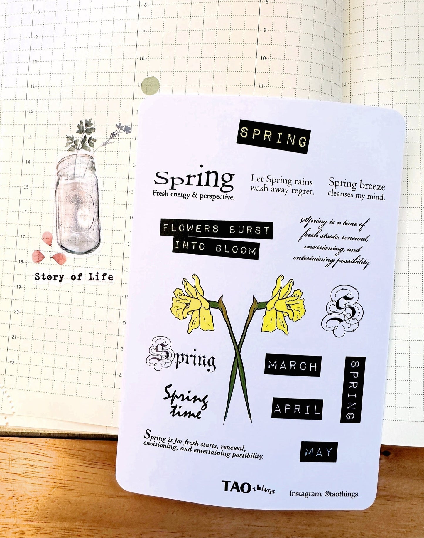 Spring - sticker sheets by TAOthings Studio