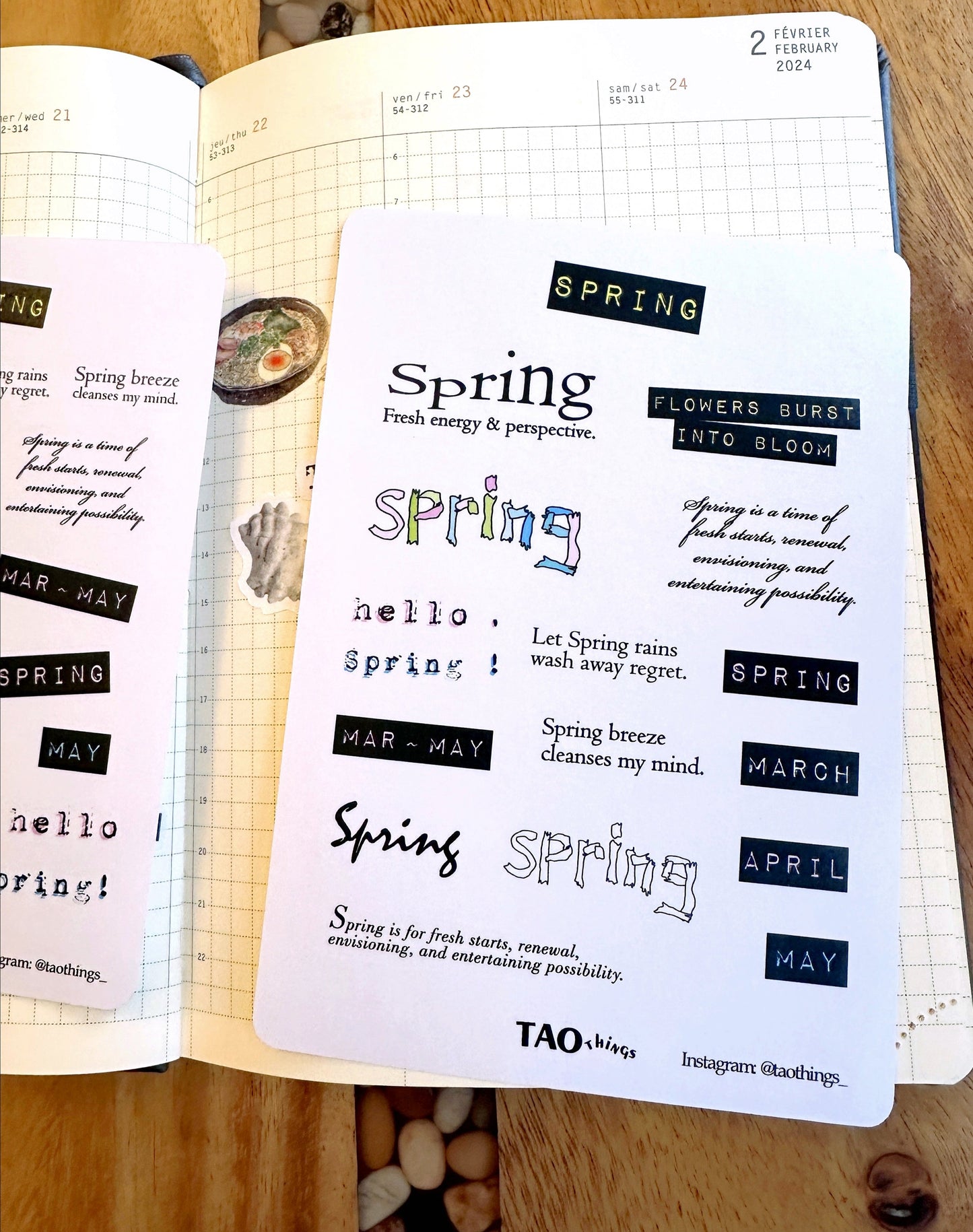 Spring - sticker sheets by TAOthings Studio