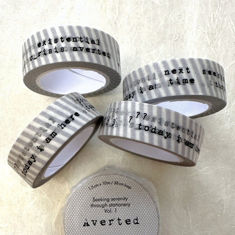 TAOthings Studio - Vol. 1 Averted (washi tape) ROLLS