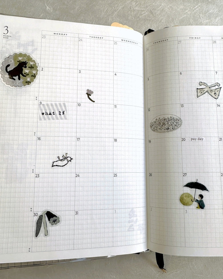 TAOthings Studio - Vol. 1 Averted (washi tape) ROLLS