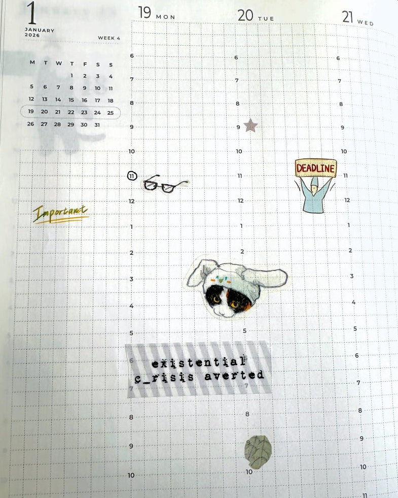 TAOthings Studio - Vol. 1 Averted (washi tape) ROLLS