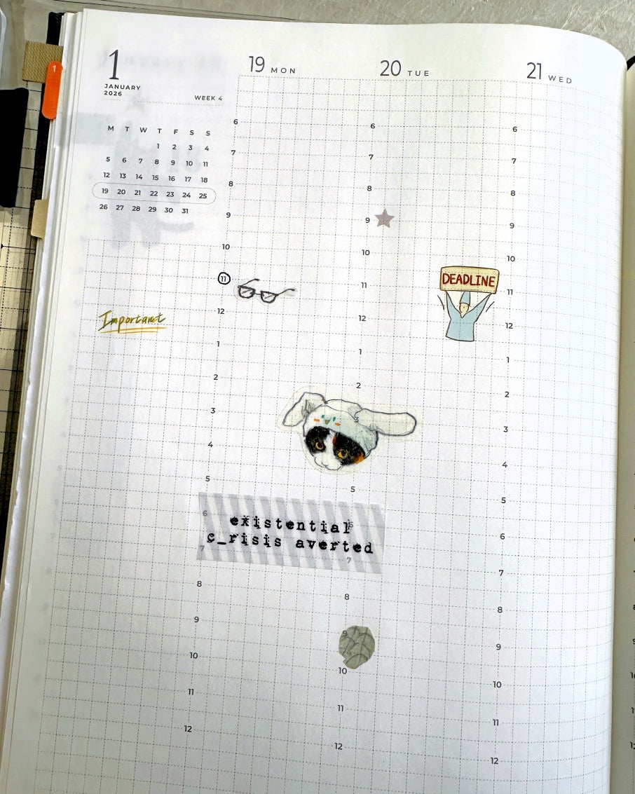 TAOthings Studio - Vol. 1 Averted (washi tape) ROLLS