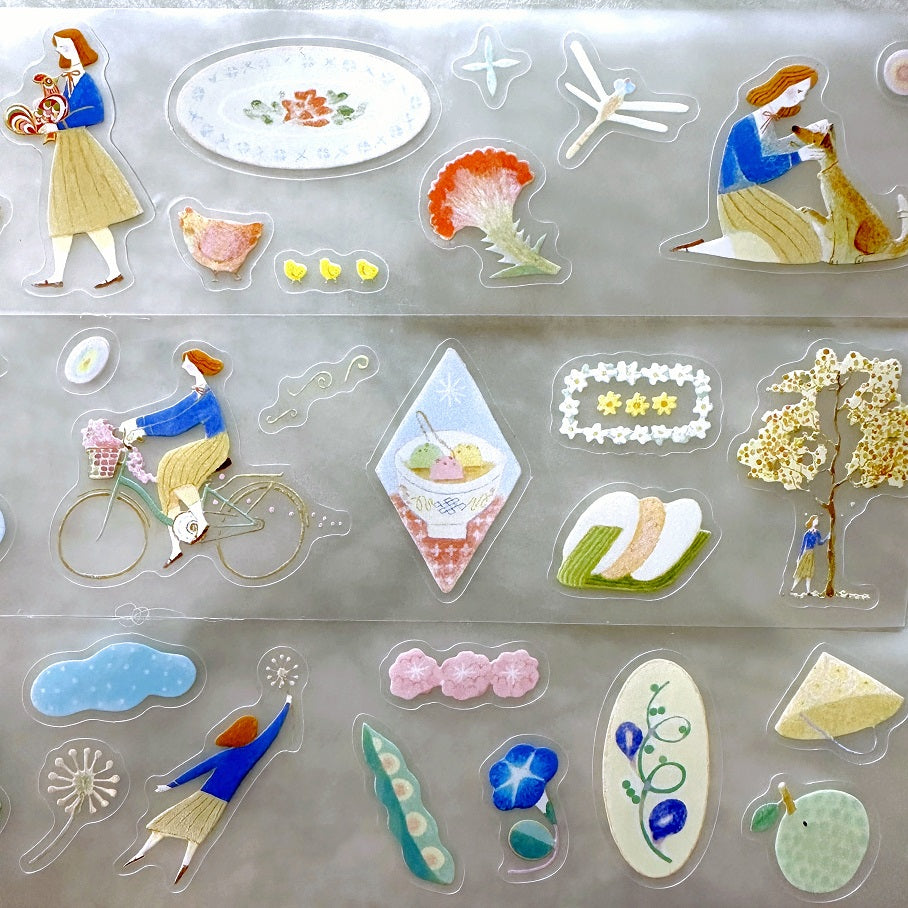 TeaYou - Amelie's Day Trip kiss-cut PET tape SAMPLES