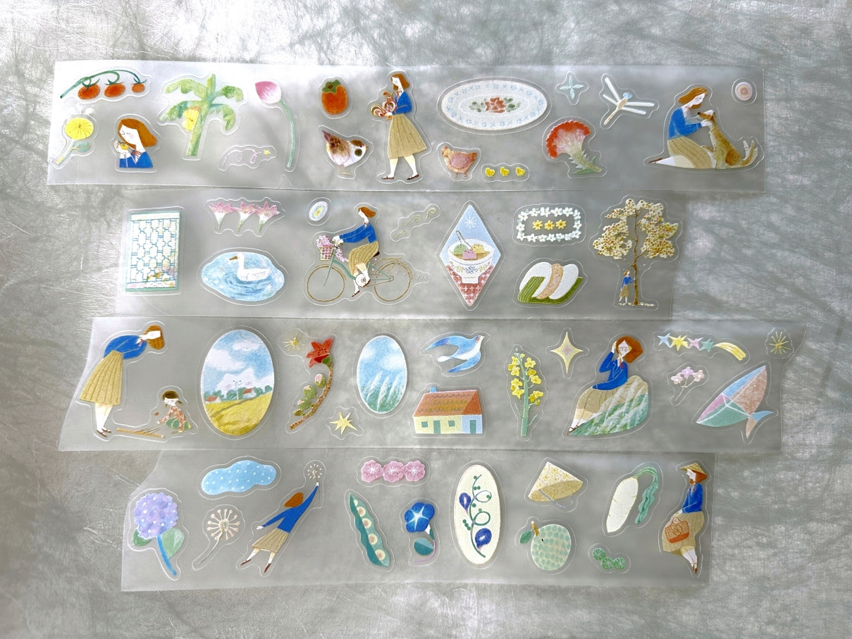 TeaYou - Amelie's Day Trip kiss-cut PET tape SAMPLES