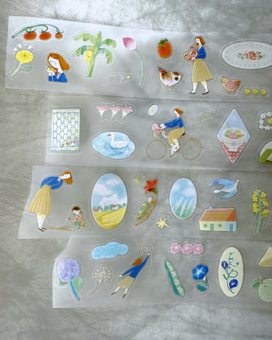 TeaYou - Amelie's Day Trip kiss-cut PET tape SAMPLES