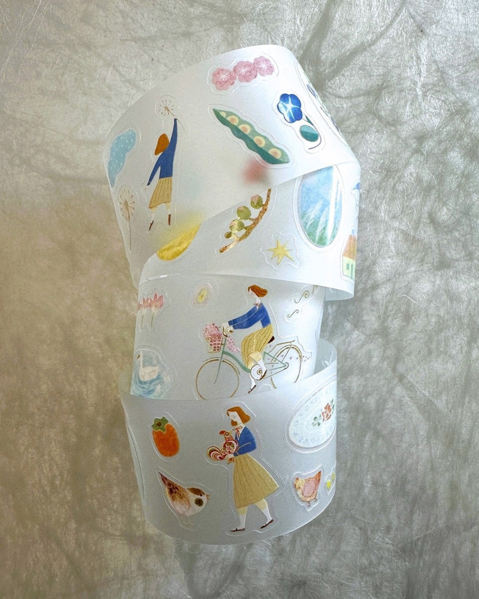 TeaYou - Amelie's Day Trip kiss-cut PET tape SAMPLES