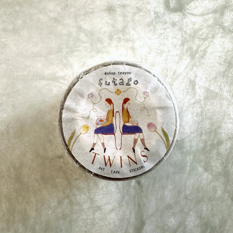 TeaYou - Futago (Twins) kiss-cut PET tape SAMPLES