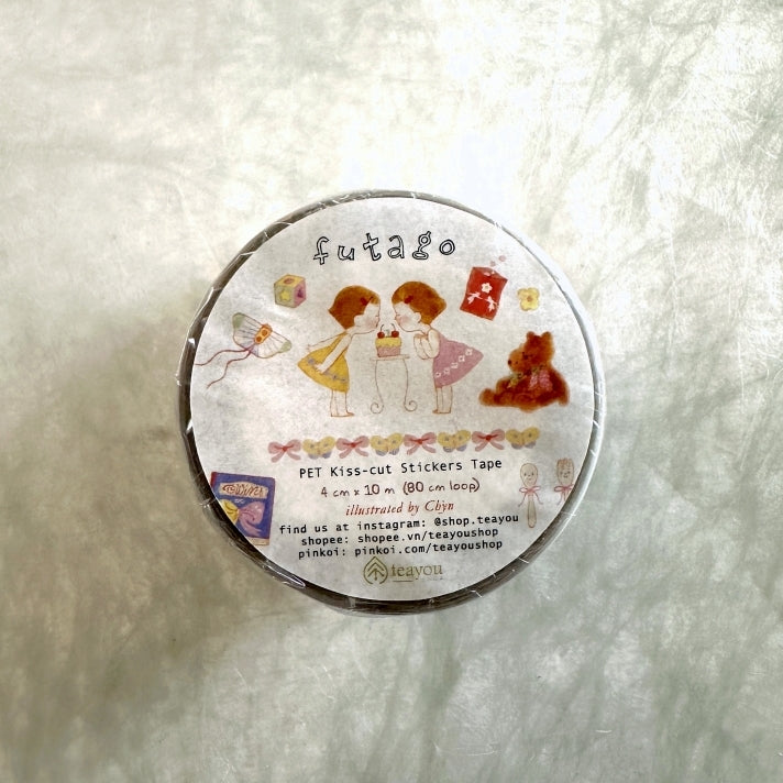TeaYou - Futago (Twins) kiss-cut PET tape SAMPLES
