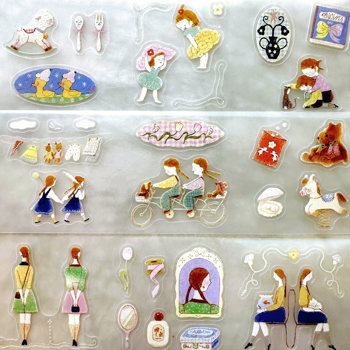 TeaYou - Futago (Twins) kiss-cut PET tape SAMPLES