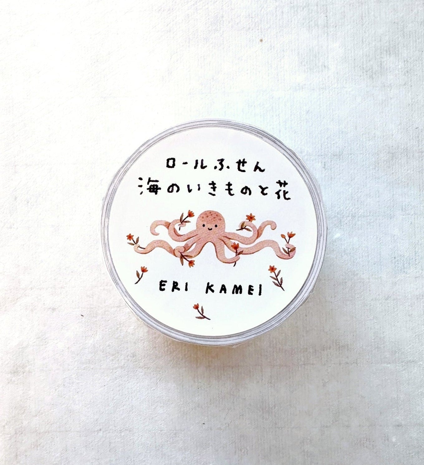 Eri Kamai - Ocean Animals writable sticky memo roll SAMPLES
