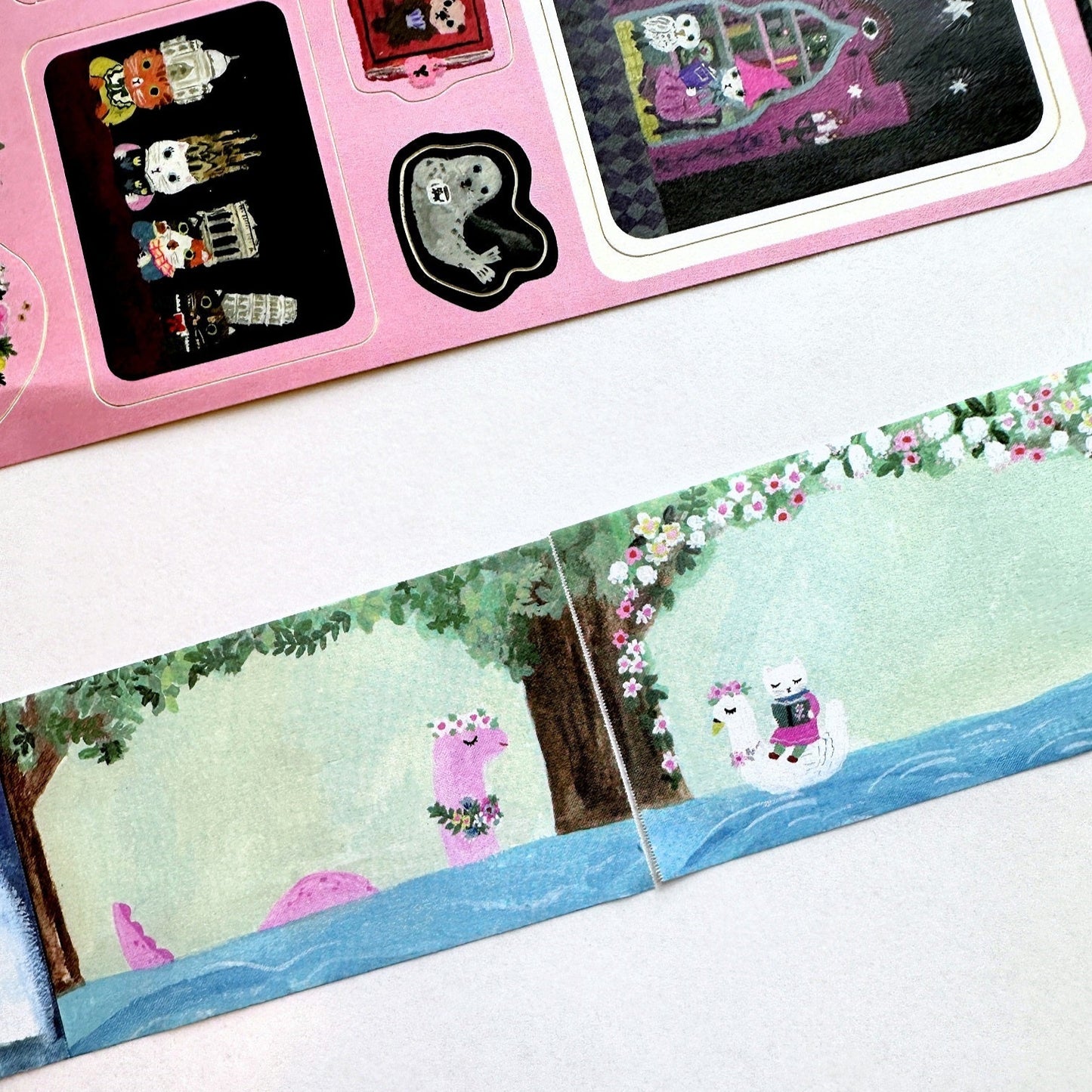 Yumi Kitagishi  - Curtain writable sticky memo roll SAMPLES