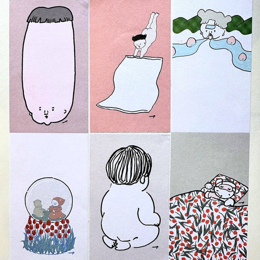 Nagaki Perm - Various Things writable sticky memo roll SAMPLES