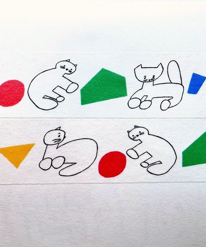 Killdisco - Play Cat washi tape SAMPLES