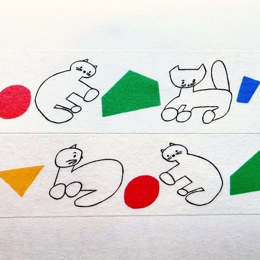 Killdisco - Play Cat washi tape SAMPLES