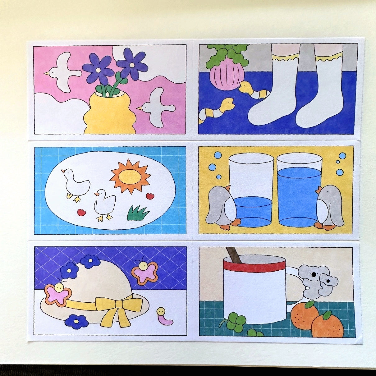 Hakowasa - Always With You writable sticky memo roll SAMPLES