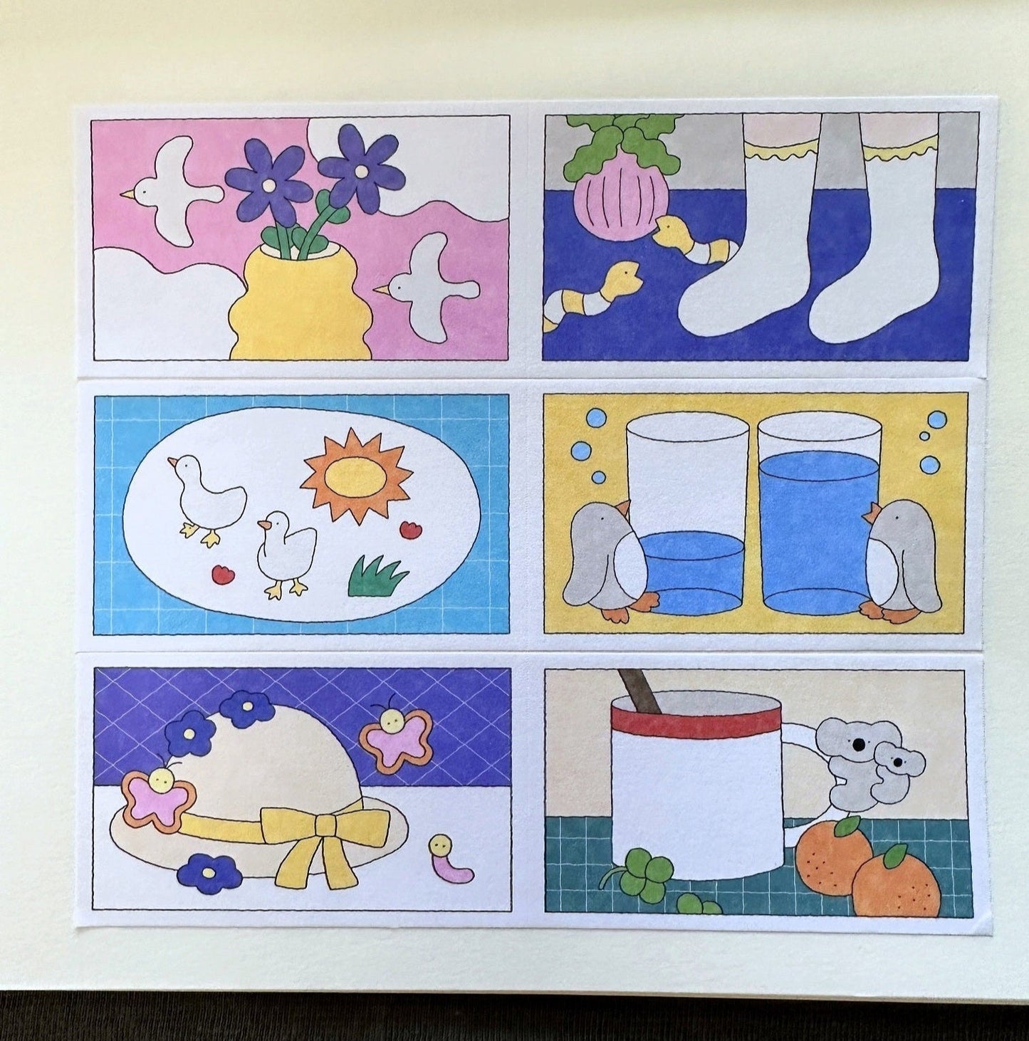 Hakowasa - Always With You writable sticky memo roll SAMPLES