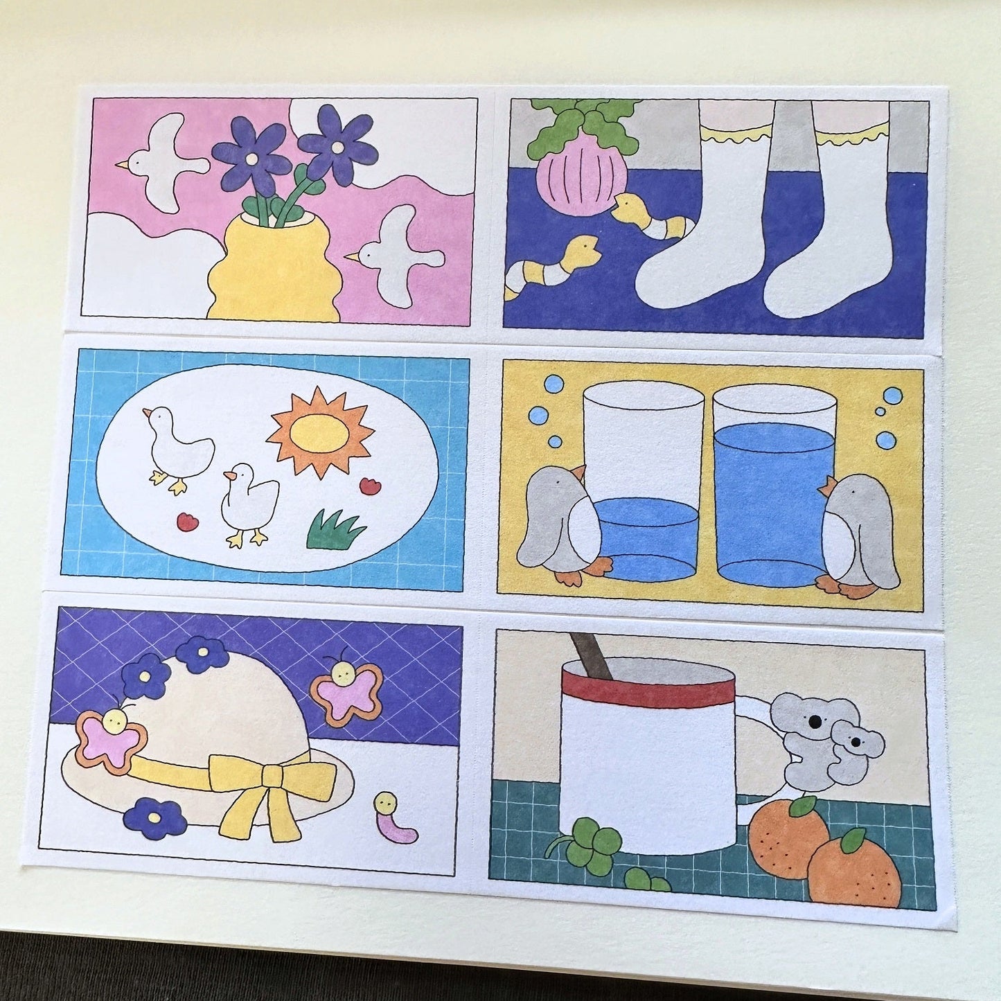 Hakowasa - Always With You writable sticky memo roll SAMPLES