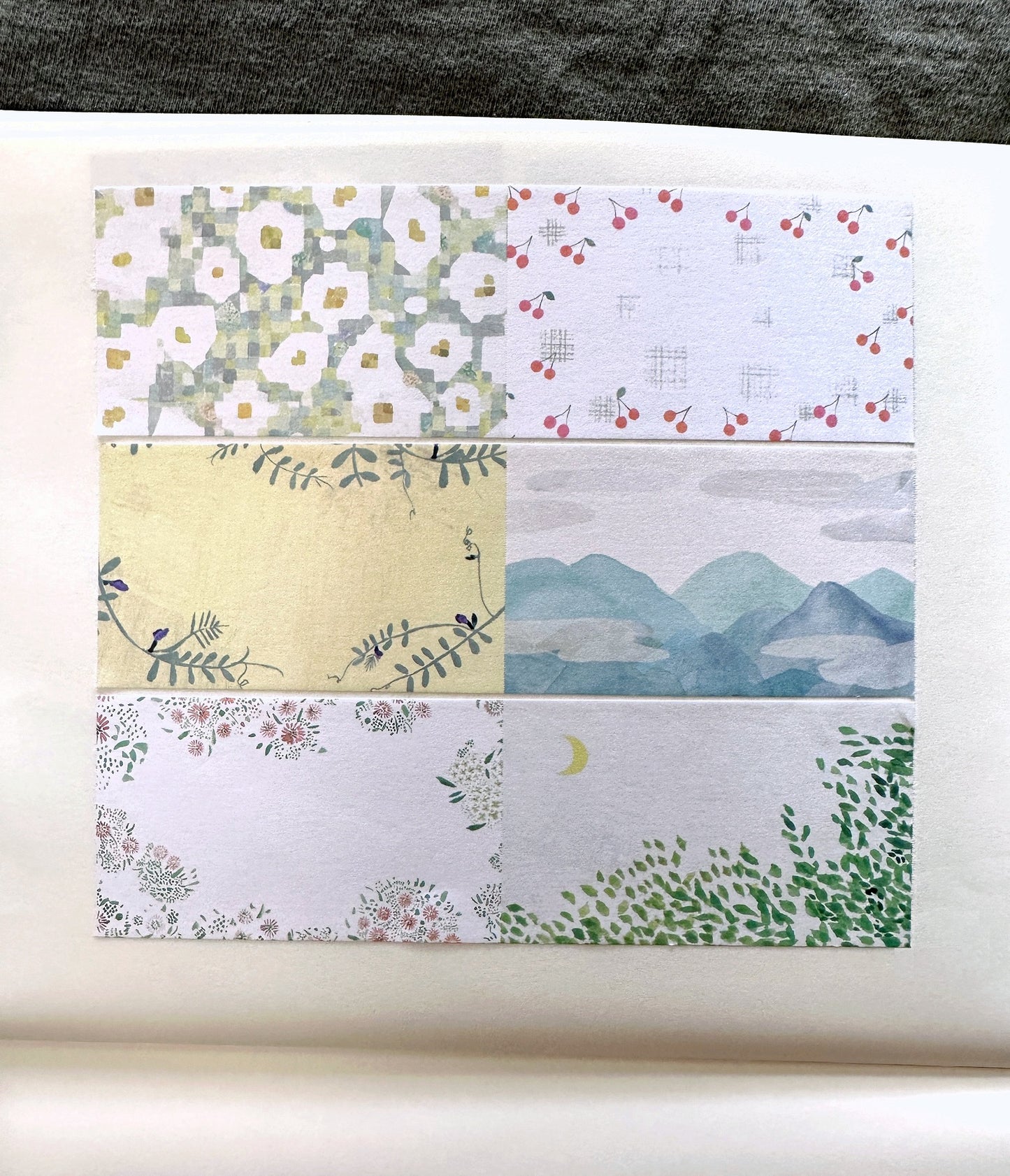 Omori Kiwatako - Shizen writable sticky memo roll SAMPLES