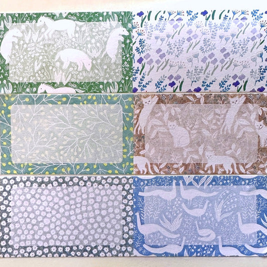 Kayo Aoyama - Textile writable sticky memo roll SAMPLES