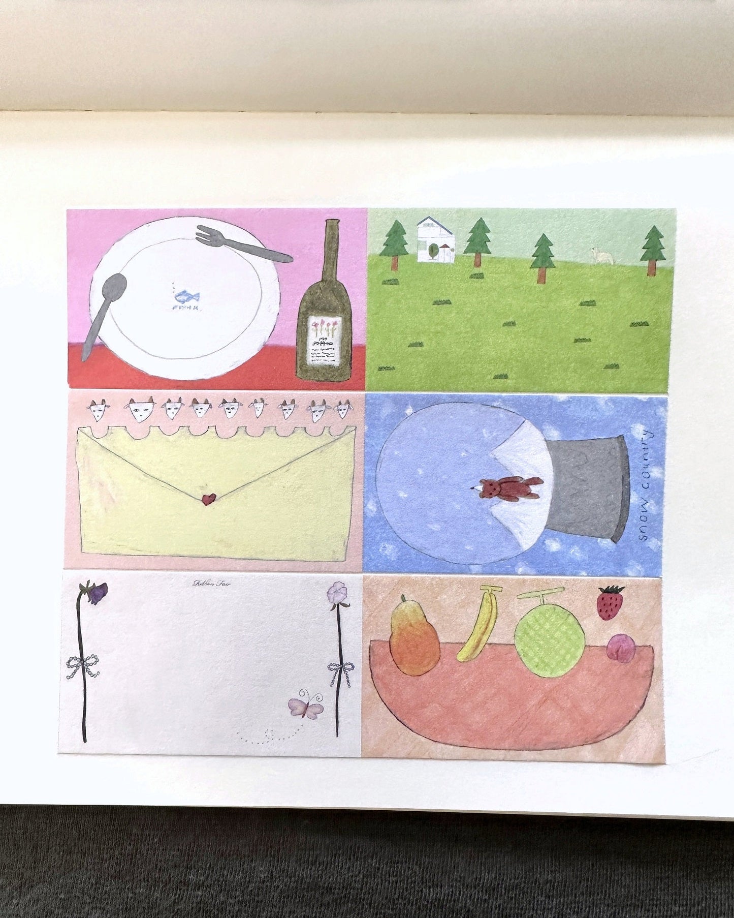 Ran Miyazaki - Weekend writable sticky memo roll SAMPLES