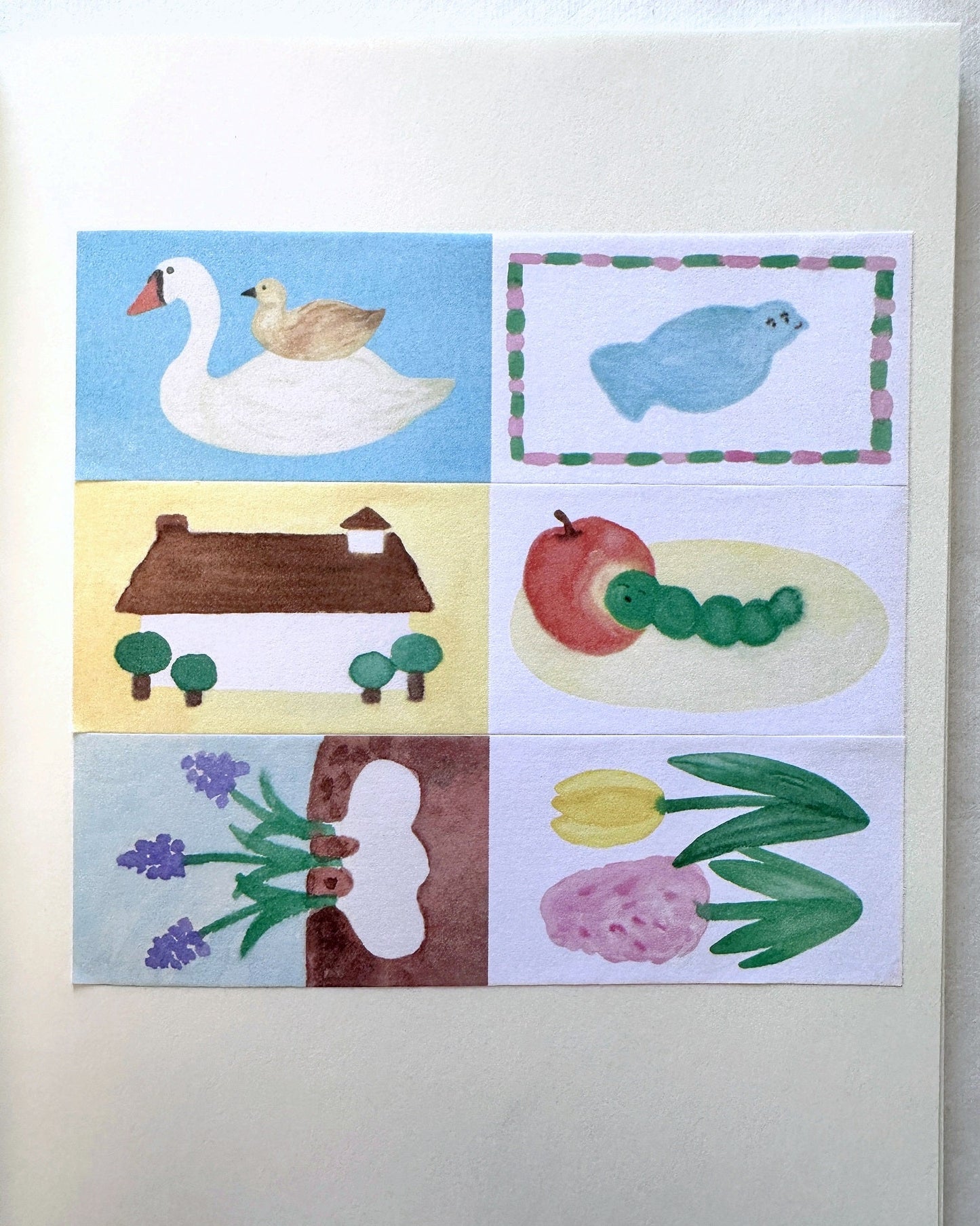Eunji Ryu - My Little Home writable sticky memo roll SAMPLES