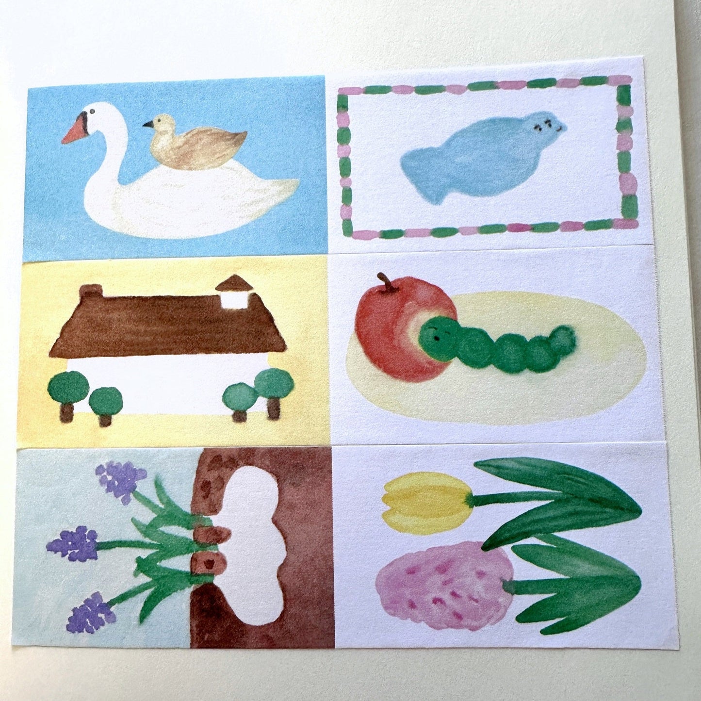 Eunji Ryu - My Little Home writable sticky memo roll SAMPLES