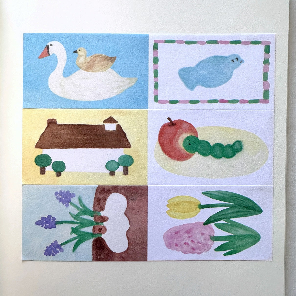 Eunji Ryu - My Little Home writable sticky memo roll SAMPLES