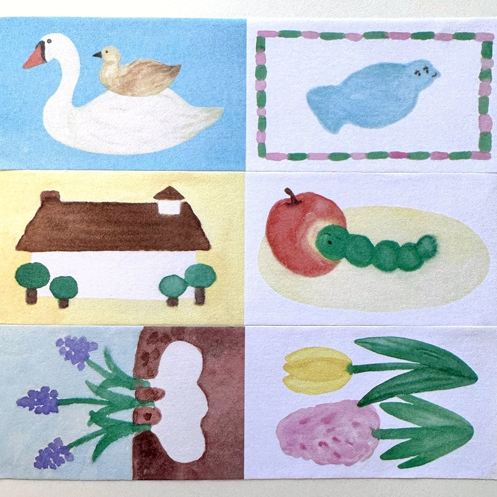 Eunji Ryu - My Little Home writable sticky memo roll SAMPLES