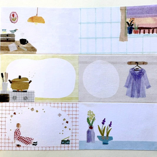 Miki Tamura - My Room writable sticky memo roll SAMPLES