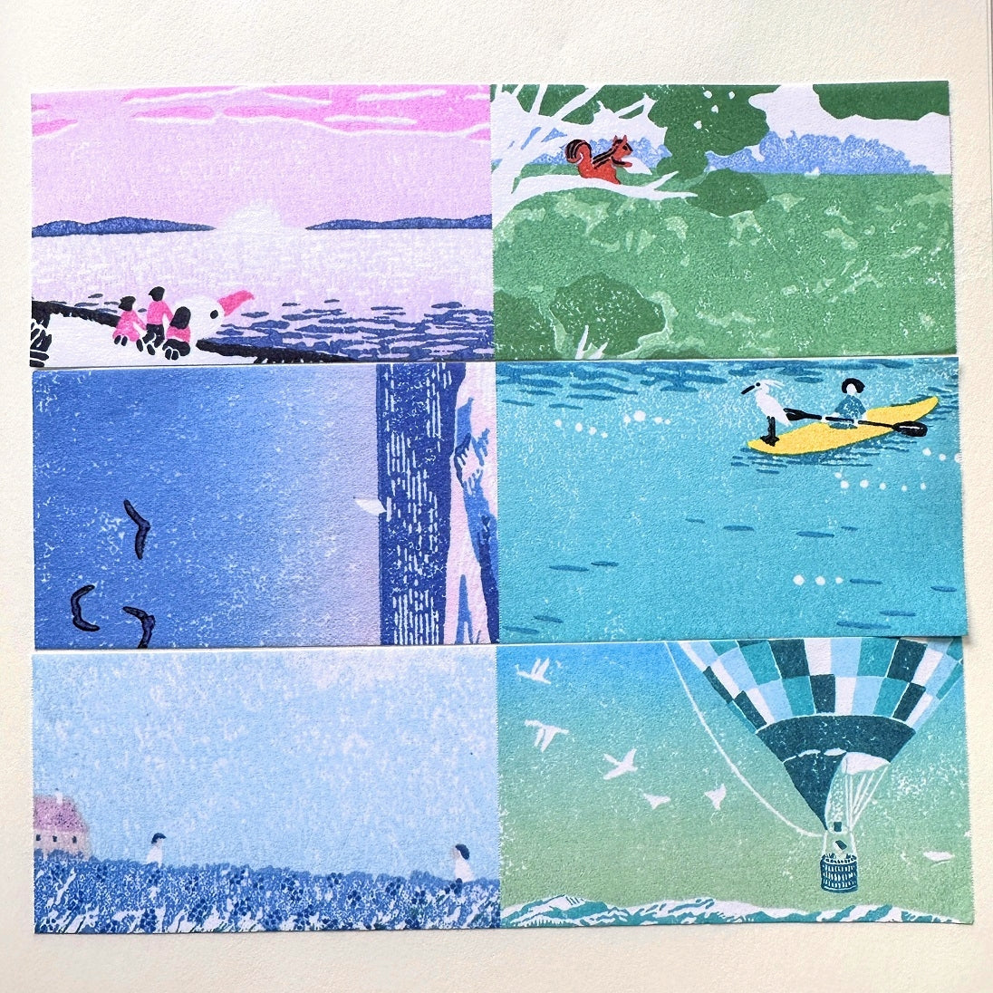 Luo Jiujing - Message of the Wind writable sticky memo roll SAMPLES