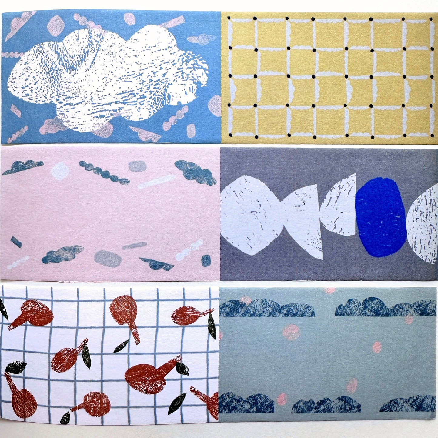 Murata Tomoko - Landscape writable sticky memo roll SAMPLES