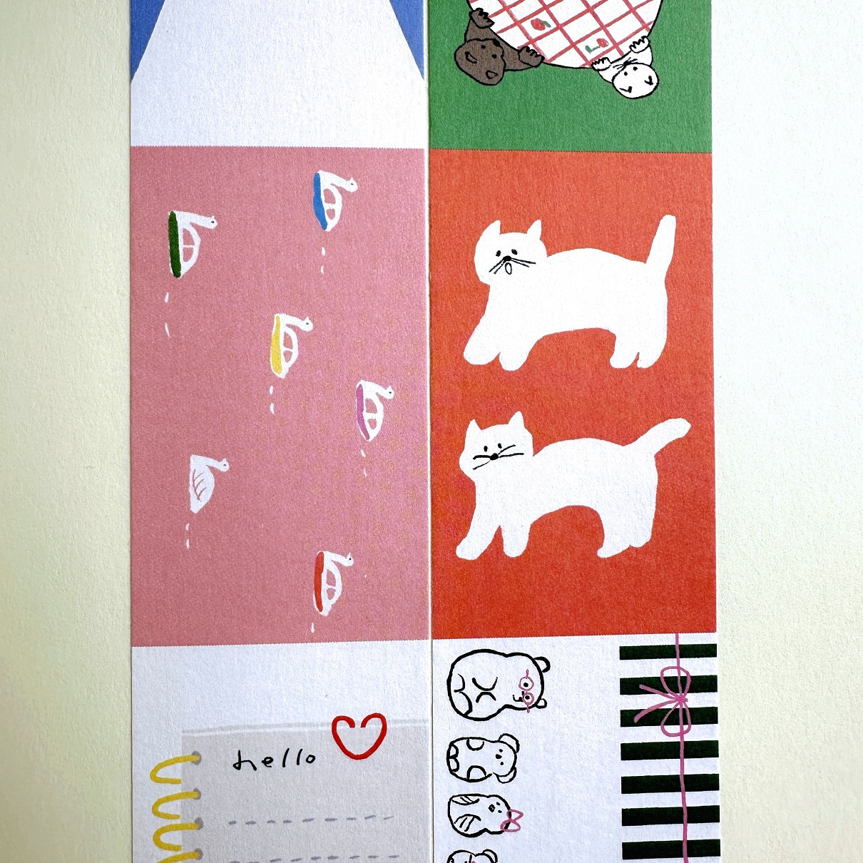 Nico-Recipe - Arama Roll Fusen writable sticky memo roll SAMPLES