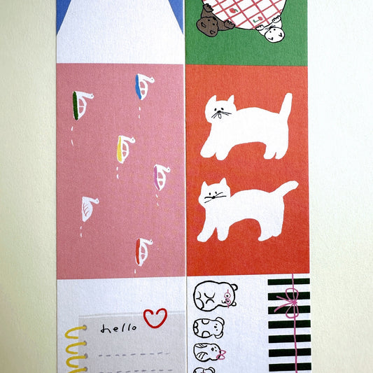 Nico-Recipe - Arama Roll Fusen writable sticky memo roll SAMPLES