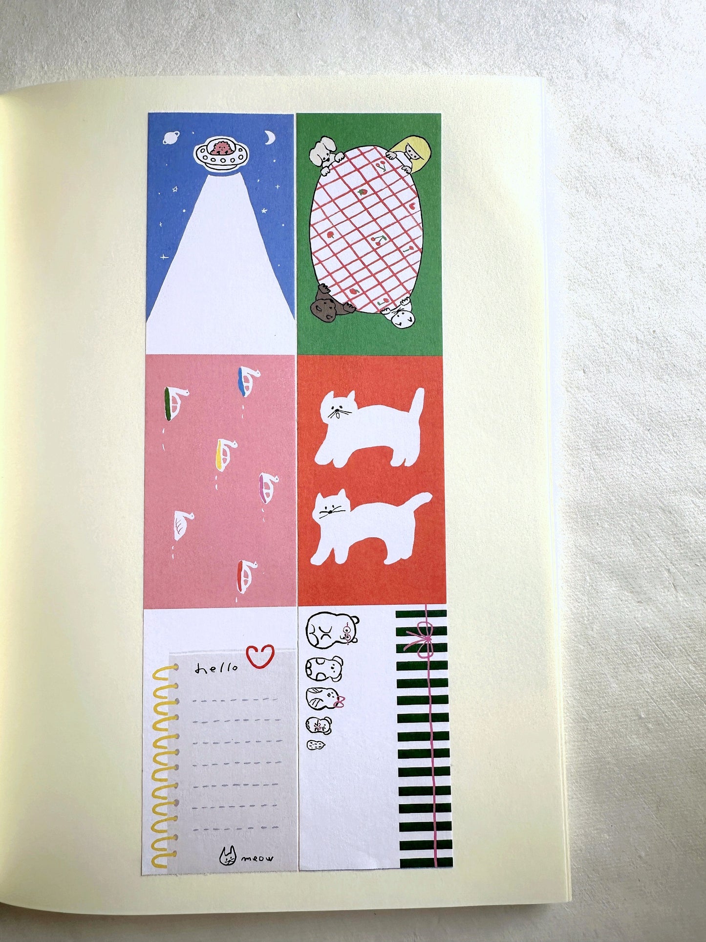 Nico-Recipe - Arama Roll Fusen writable sticky memo roll SAMPLES