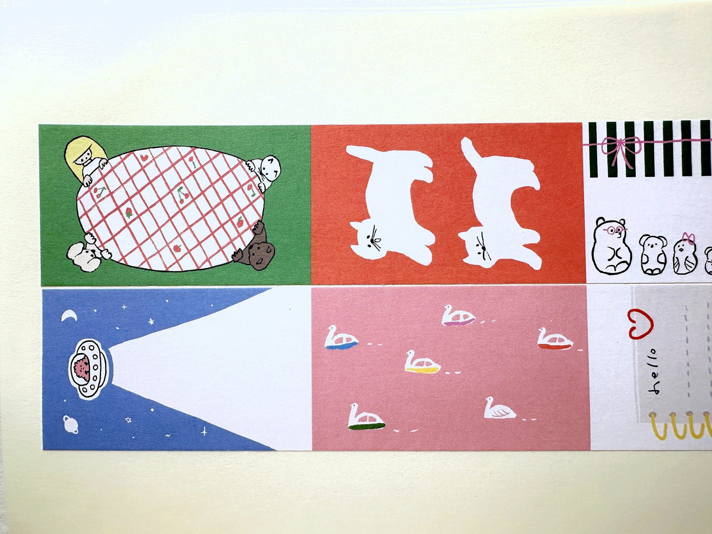 Nico-Recipe - Arama Roll Fusen writable sticky memo roll SAMPLES