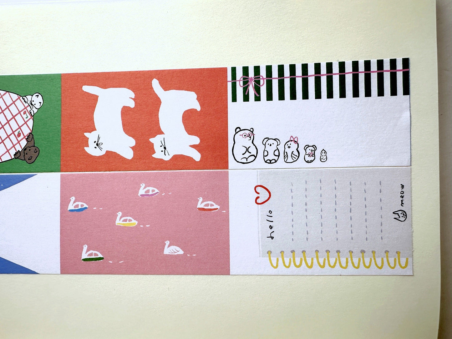 Nico-Recipe - Arama Roll Fusen writable sticky memo roll SAMPLES
