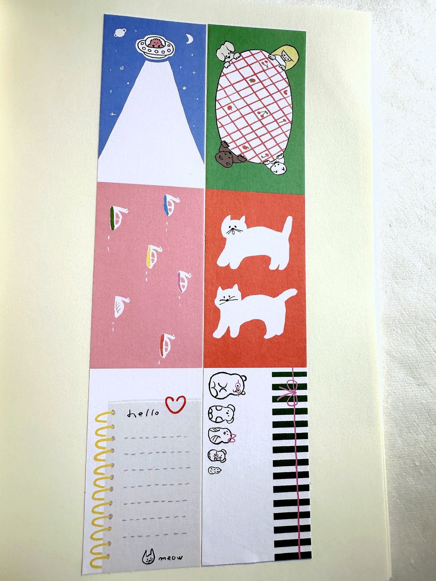 Nico-Recipe - Arama Roll Fusen writable sticky memo roll SAMPLES