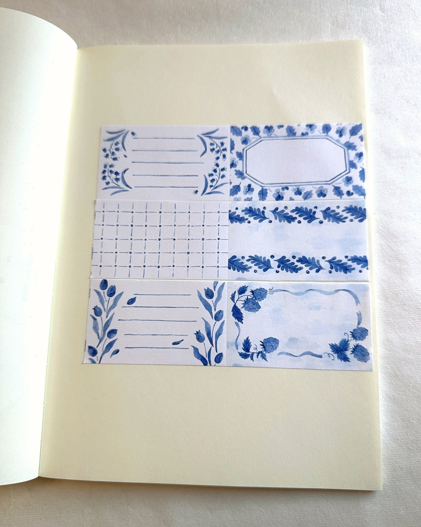 Ichihara Mako - BLUE sticky memo roll SAMPLES