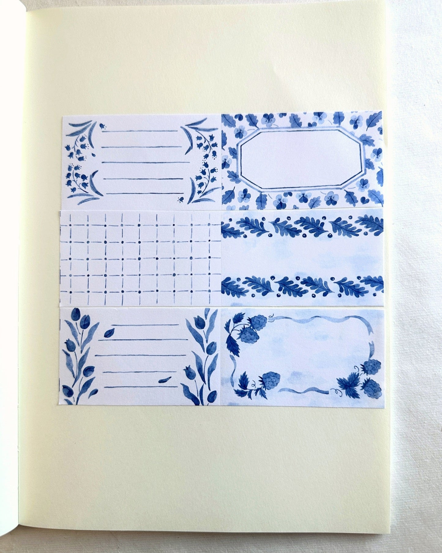 Ichihara Mako - BLUE sticky memo roll SAMPLES