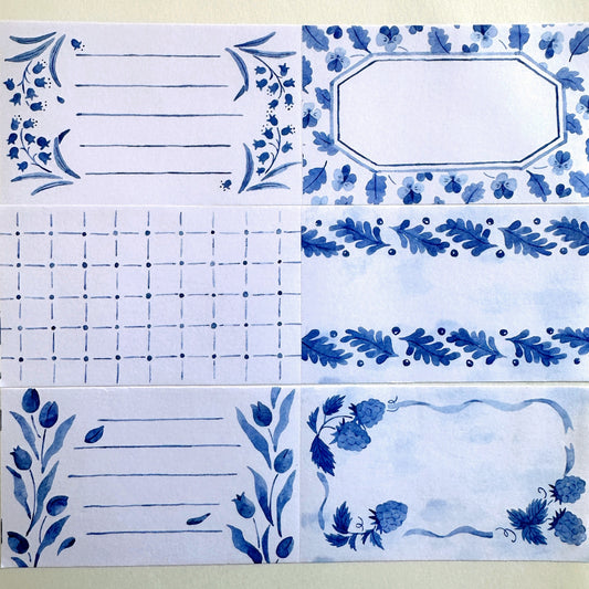 Ichihara Mako - BLUE sticky memo roll SAMPLES