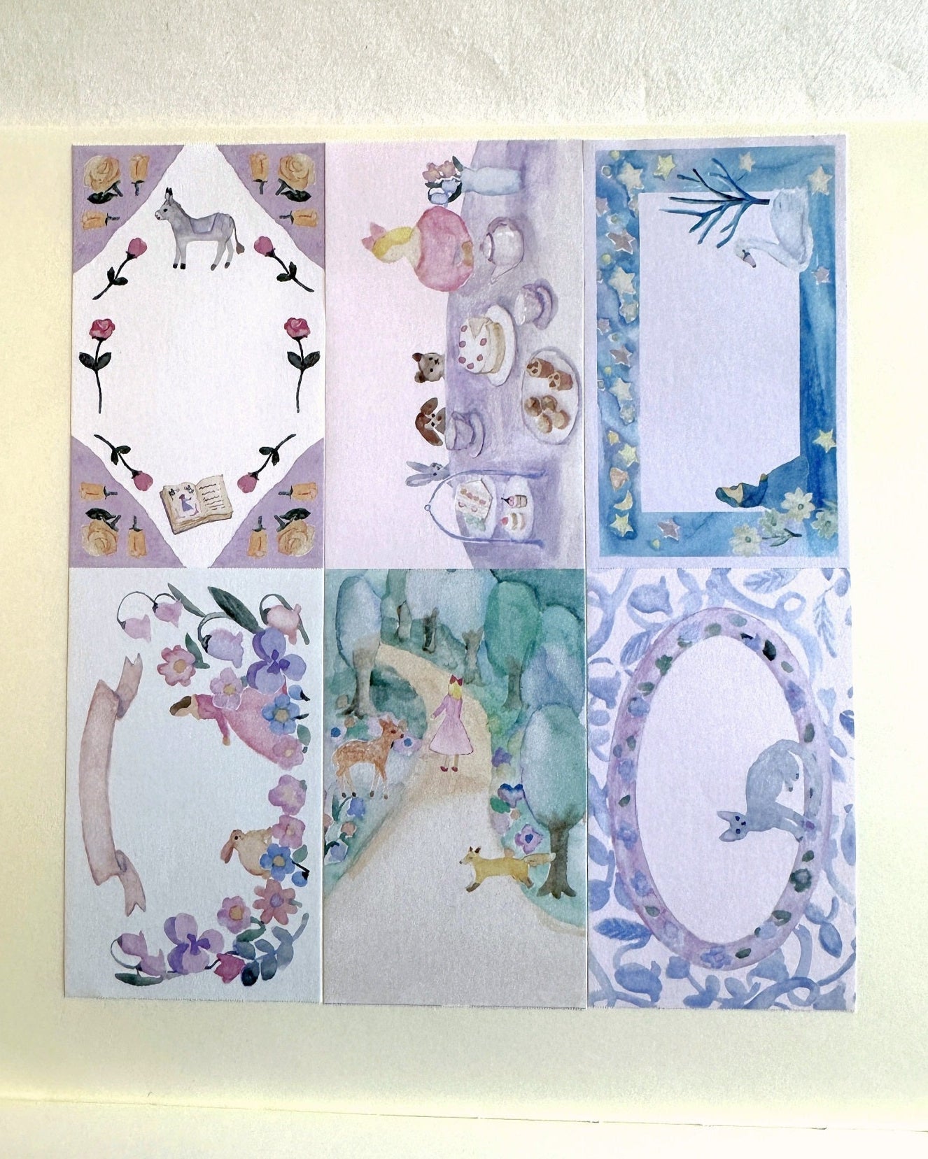 kin.iro.hitode - Animals and Girls sticky memo roll SAMPLES