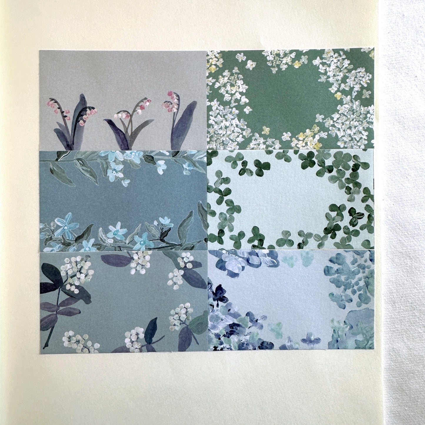 Otsukiyumi - Flowers writable sticky memo roll SAMPLES
