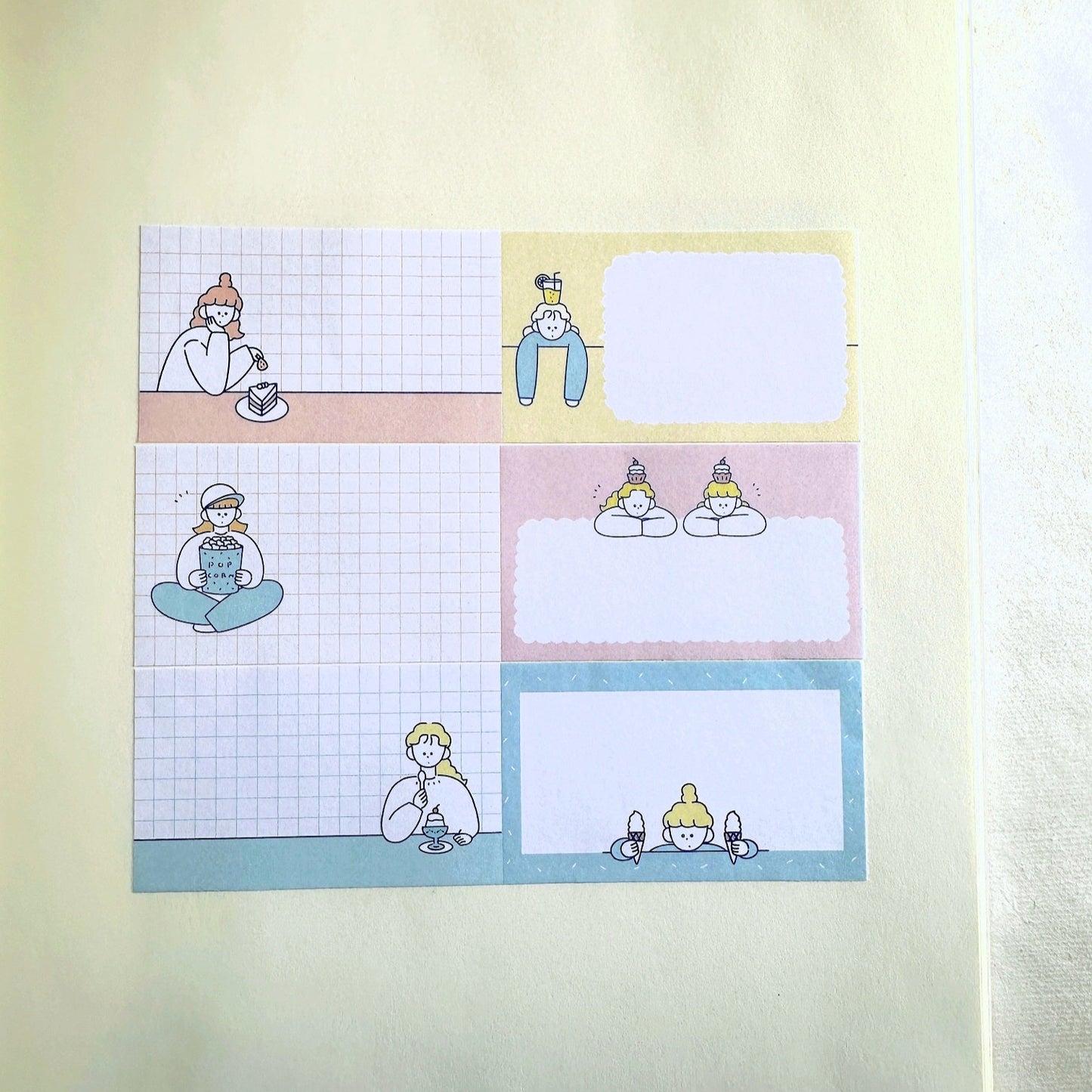 Miho Miyauchi - Oyatsu No Jikan writable sticky memo roll SAMPLES
