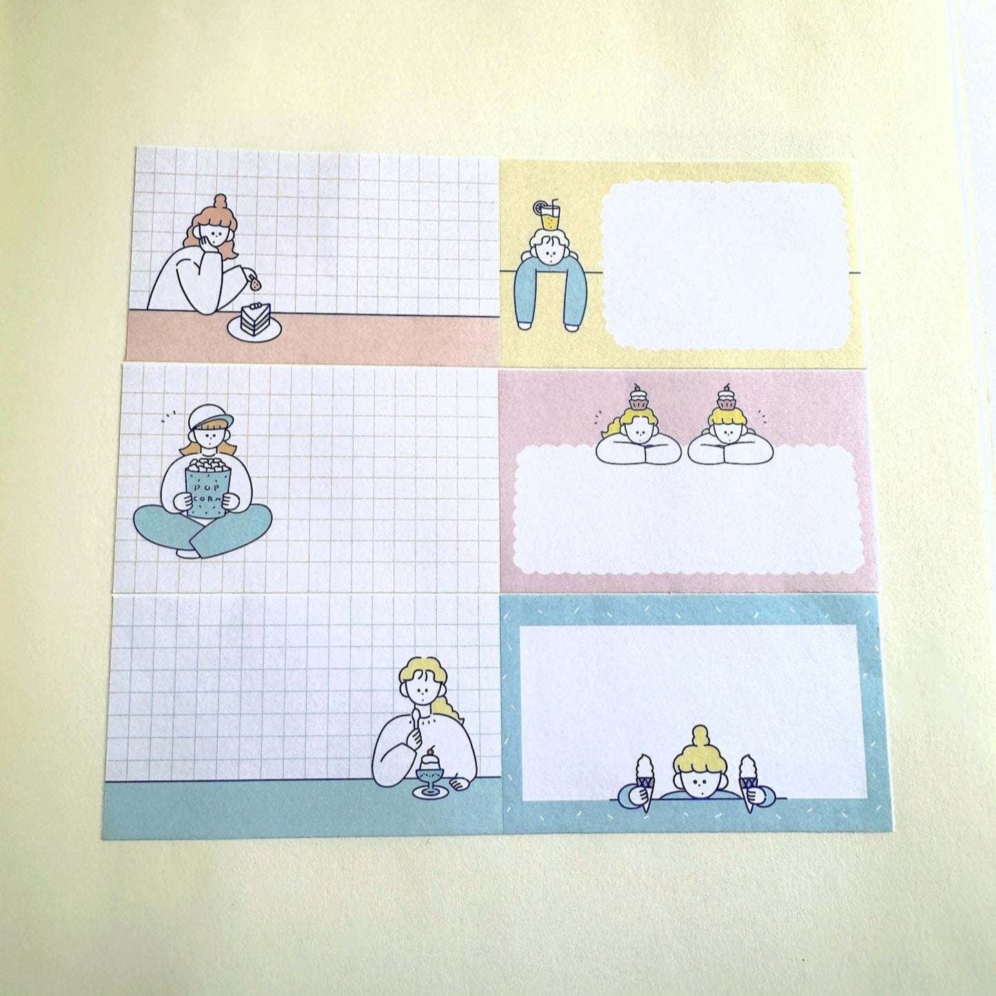 Miho Miyauchi - Oyatsu No Jikan writable sticky memo roll SAMPLES