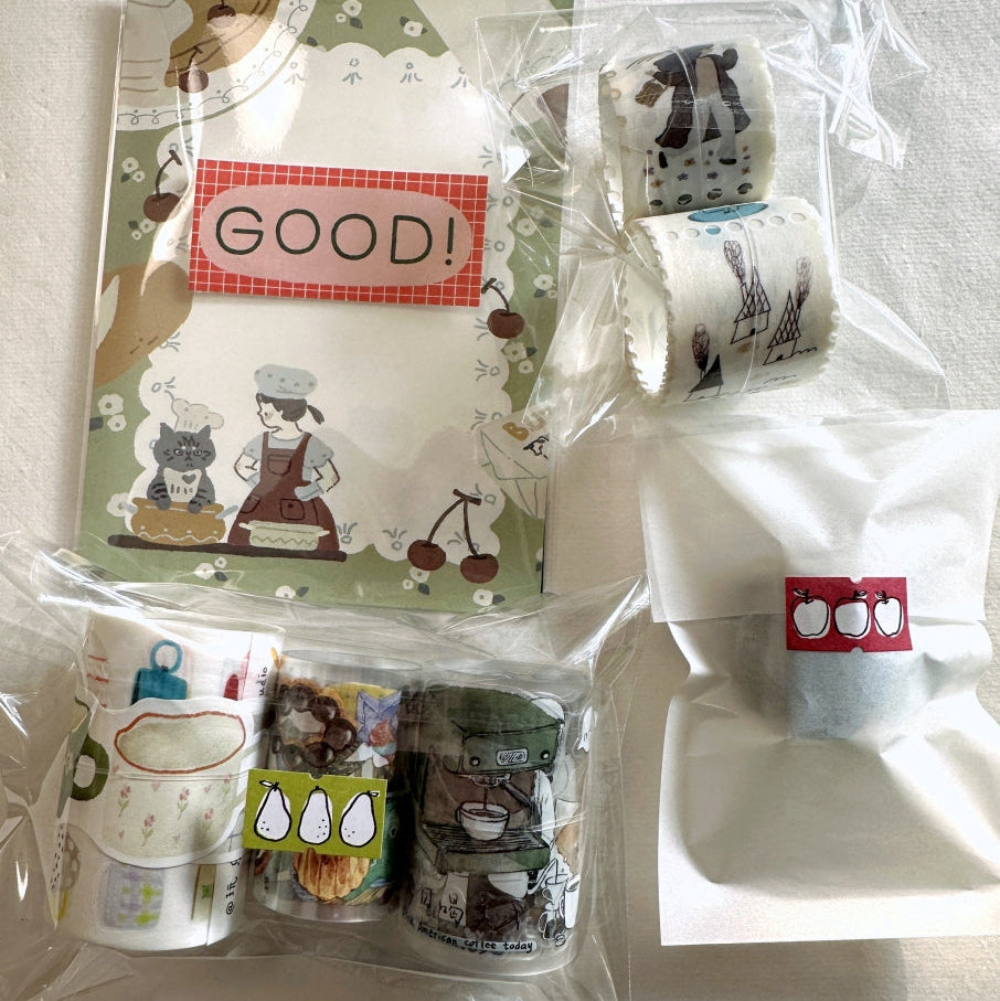 Lin Chia Ning - Fruits label sticker roll SAMPLES