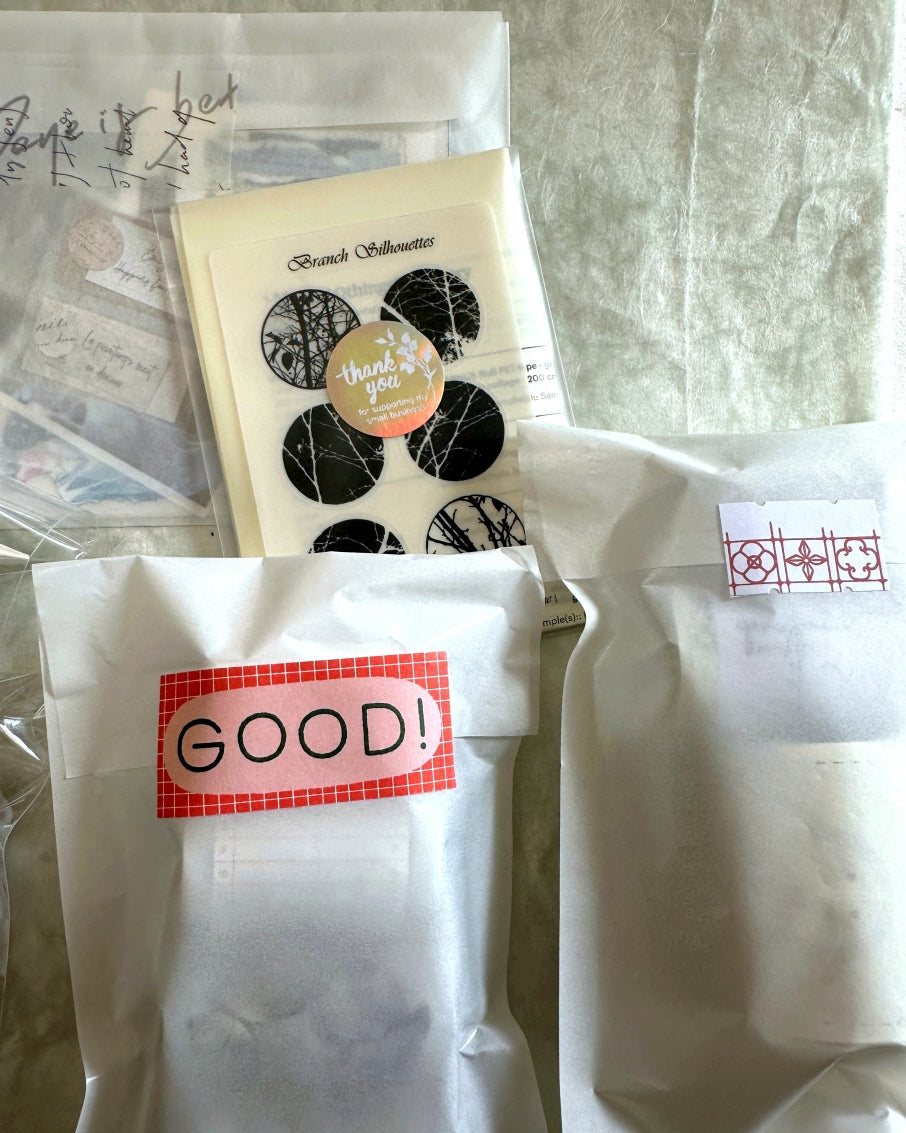 Shimamura Hikari - Lucky Color petite sticky memo roll SAMPLES