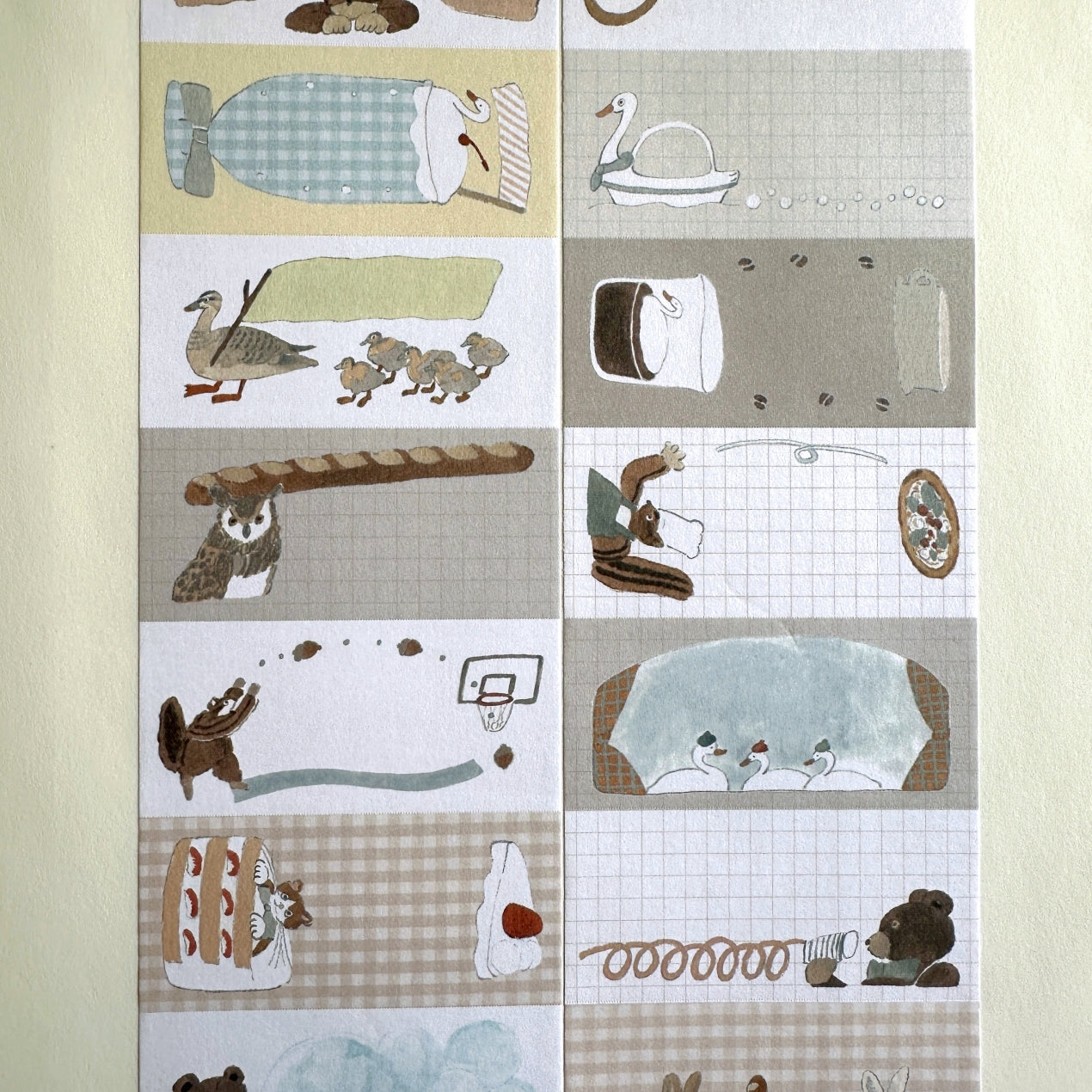 Tobimatsu Shoichiro - I Can't Help but Write petite sticky memo roll SAMPLES