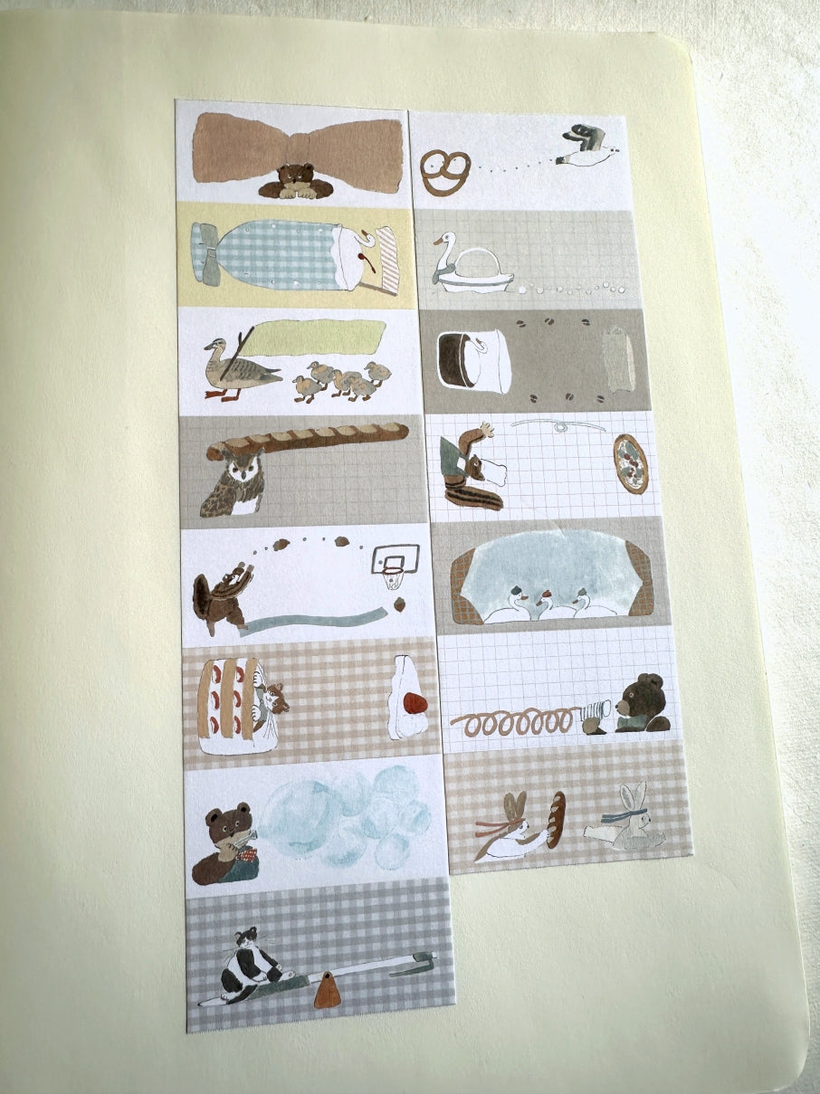 Tobimatsu Shoichiro - I Can't Help but Write petite sticky memo roll SAMPLES