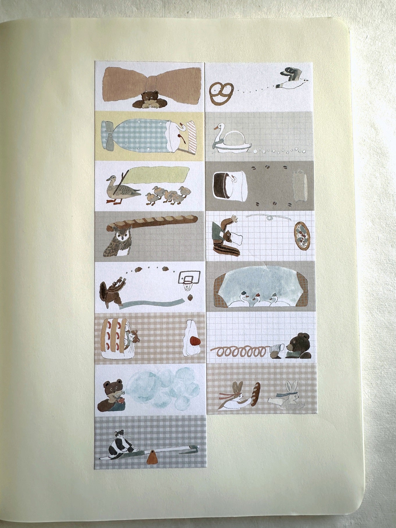 Tobimatsu Shoichiro - I Can't Help but Write petite sticky memo roll SAMPLES