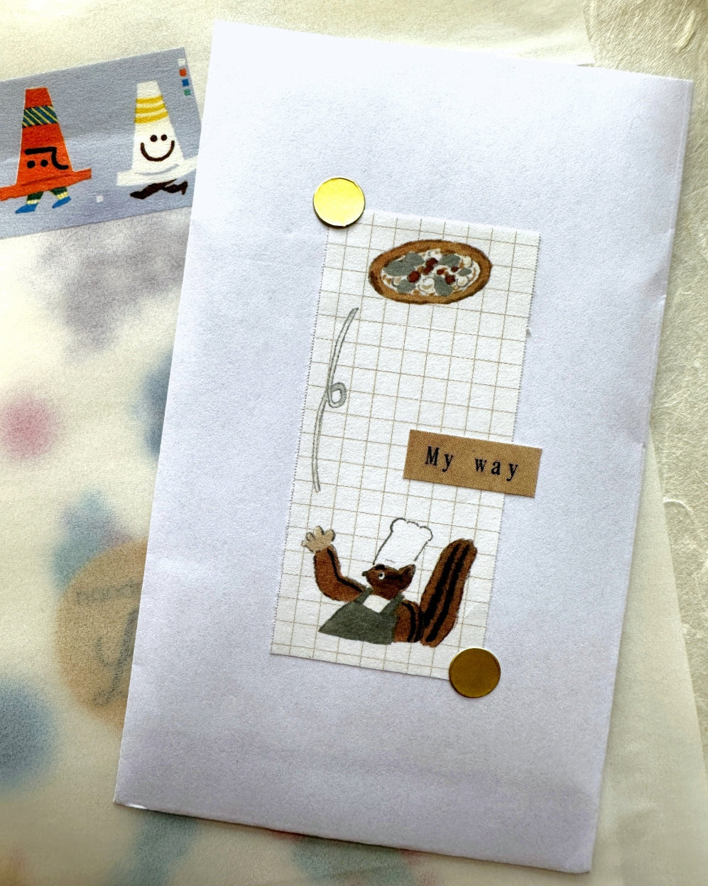 Tobimatsu Shoichiro - I Can't Help but Write petite sticky memo roll SAMPLES